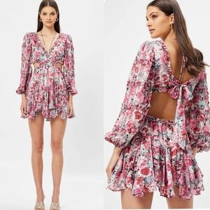 elliatt floral crochet dress Elliatt Elise Crochet Midi Dress In Multi - 45% Off